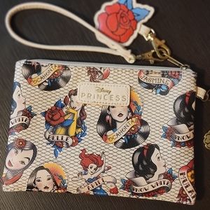 Rare Loungefly Disney Princess Wristlet